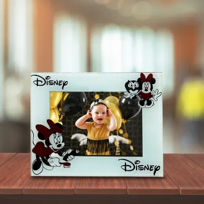 Personalized Disney character Glass photo frame
