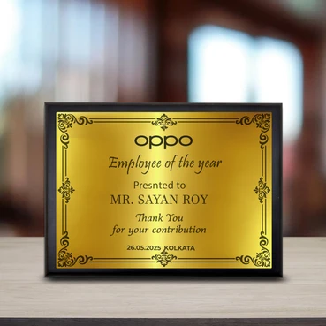 Custom-made Corporate Wooden Plaque Certificate