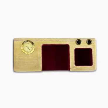 CO2 Engraving Wooden Desktop Pen stand