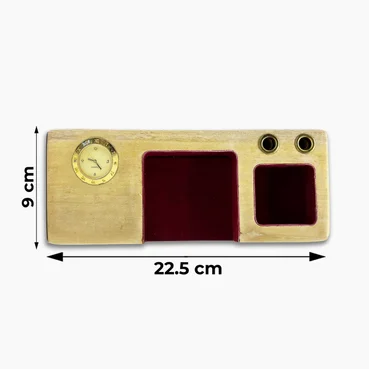 CO2 Engraving Wooden Desktop Pen stand