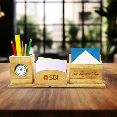 Wooden Multi Holder with Tea Coster