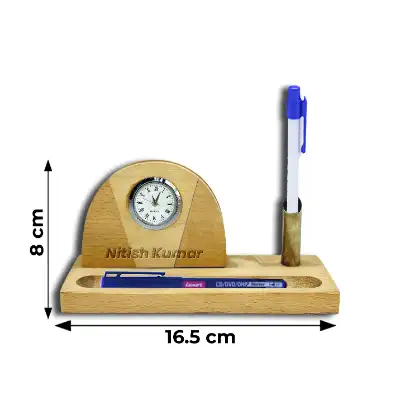 Eco-friendly Laser Engraved wooden mobile stand