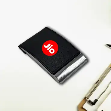 Corporate Personalised Black Card Holder