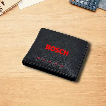 Men's Customised Name and Charm Wallet