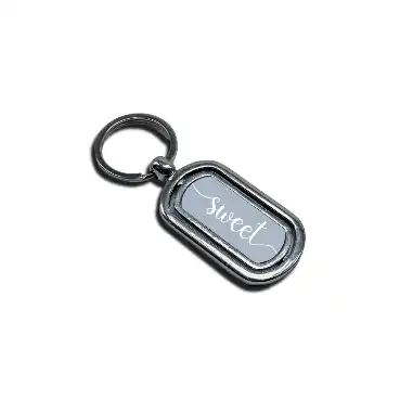 Metal keychain for your valentine