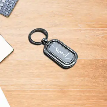 Customized Metal keychain for your valentine