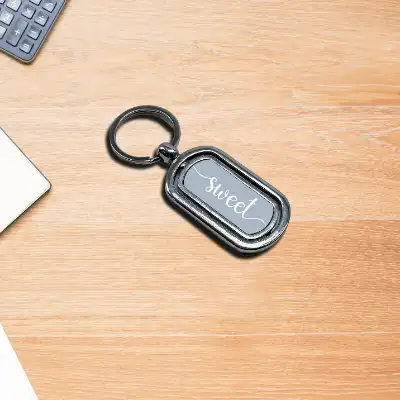 Customized Metal keychain for your valentine