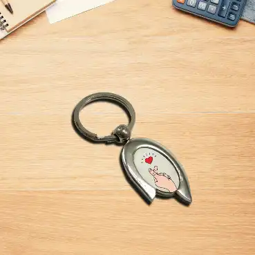 Customized Metal keychain for your Girlfriend