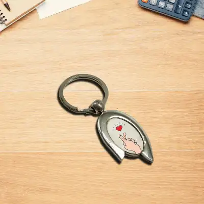 Customized Metal keychain for your Girlfriend