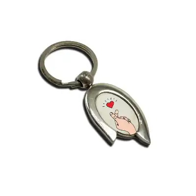 Metal keychain for your Girlfriend