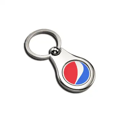 laser cut metal keychain