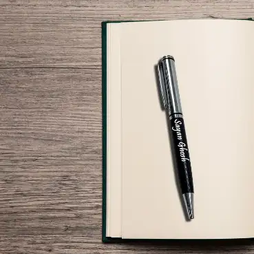 Branded logo and name printed pen