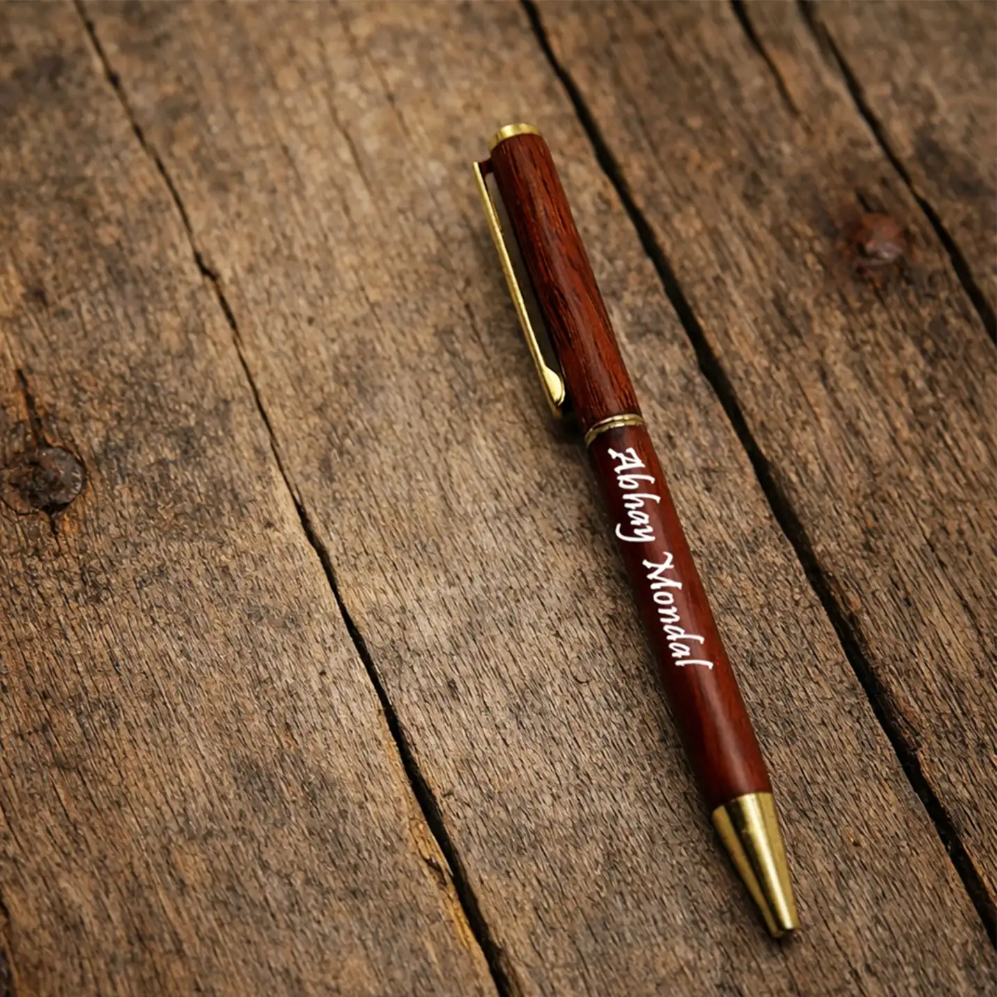 Personalized maroon colour ball pen for office use
