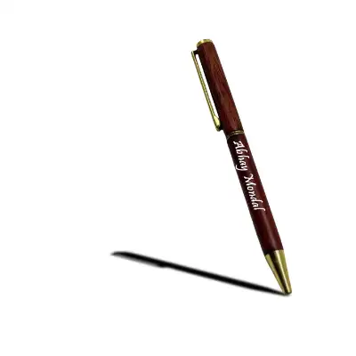 Personalized maroon colour ball pen for office use