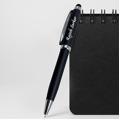 Engraved Exclusive design roller black pen Pen