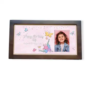 Tabletop photo frame using Sublimation