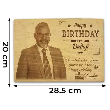 CO2 Engrave wooden Photo frame