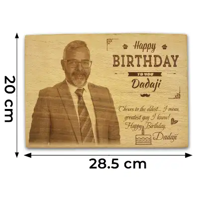 CO2 Engrave wooden Photo frame