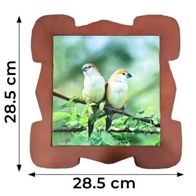 Personalized Jute photo frame with metal sheet