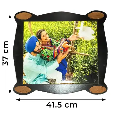 Customized Jute photo frame for loved ones