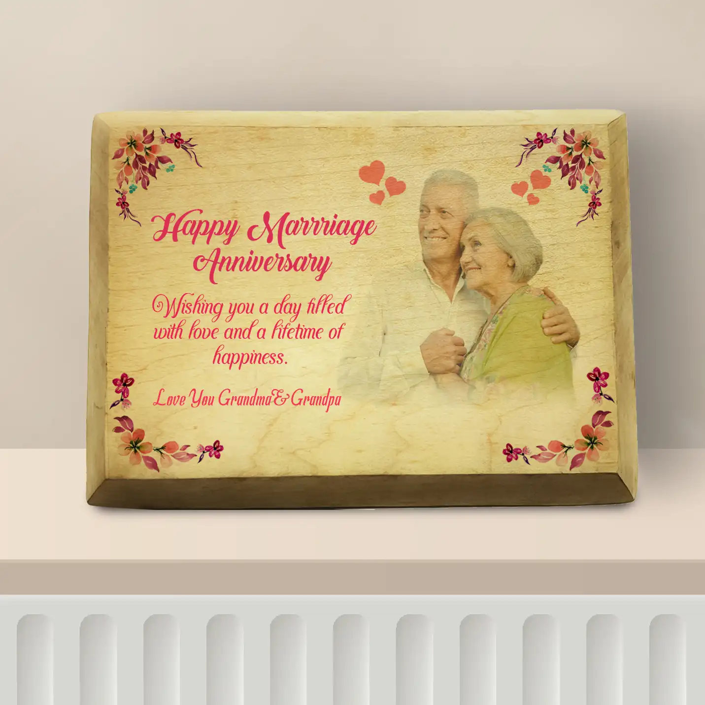 Personalized wooden photo frame using UV printing