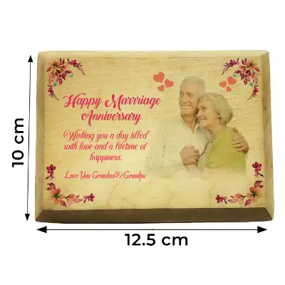 Personalized wooden photo frame