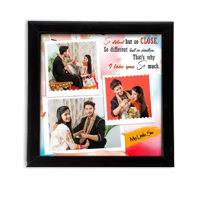 Wooden frame with Ceramic tiles