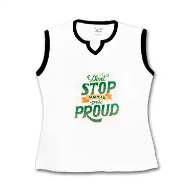 T-shirts with black border for boys