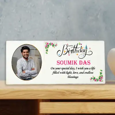Personalised Tabletop Photo Frame with Sublimation Printing