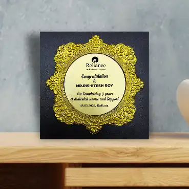 Personalised Round Metal Frame with Sublimation Technology