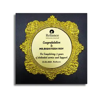 Round Metal Frame with Sublimation Technology