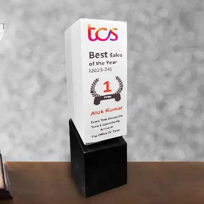 Personalised Premium Wooden Trophy with UV Printing