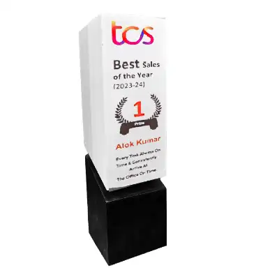 Premium Wooden Trophy with UV Printing