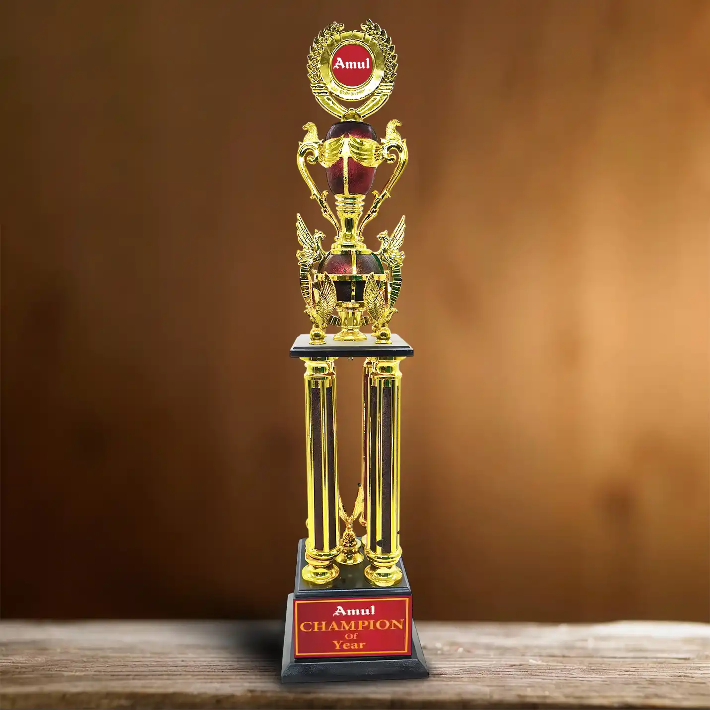 Personalised metal Trophy 60cm