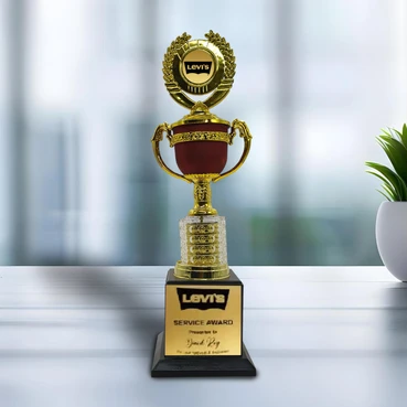 Personalised metal Trophy