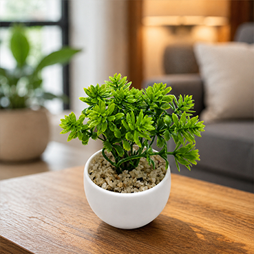 Artificial Mini Potted Flower Plants for Home &amp; Office Décor