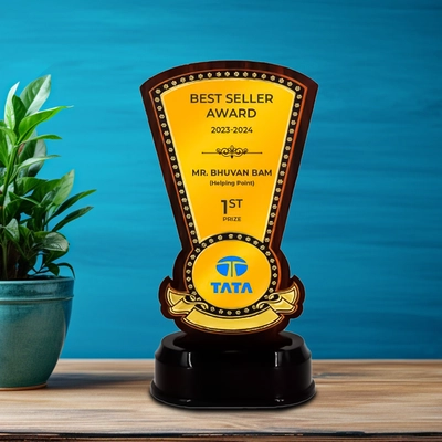 Top-Tier Appreciation Corporate Fibre Trophy