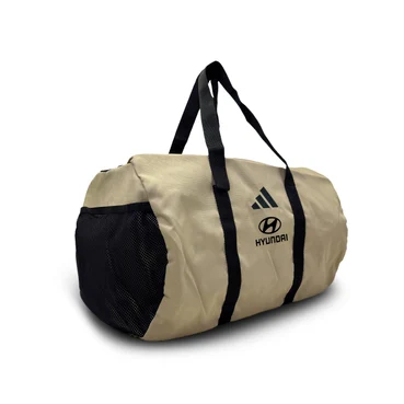 White Travel Personalised Duffle Bag