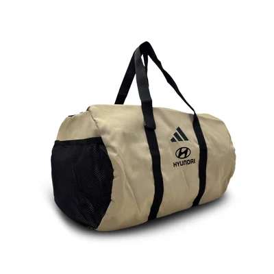 White Travel Personalised Duffle Bag