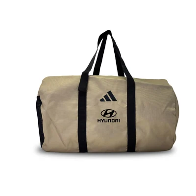 White Travel Personalised Duffle Bag