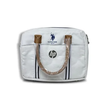 Customized White Customised Laptop Bag