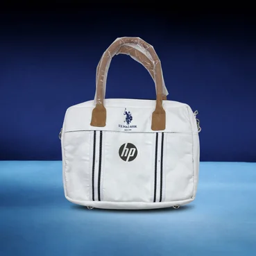 Custom made White Customised Laptop Bag