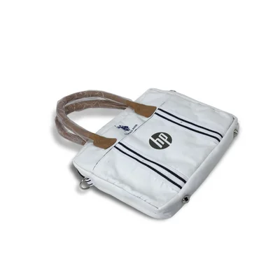 Premium White Customised Laptop Bag