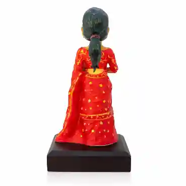 Face Customized Bobblehead - Woman in Saree