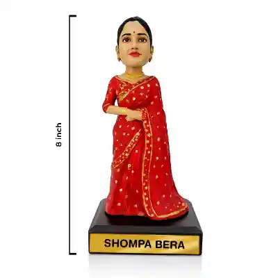 Face Customized Bobblehead - Woman in Saree