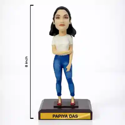 Face Customized Bobblehead - Woman in Office Dress