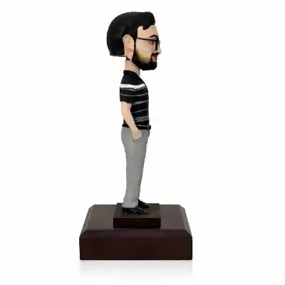 Face Customized Bobblehead - Men in Casual Outfit