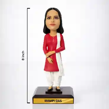 Face Customized Bobblehead - Woman in Salwar Suit