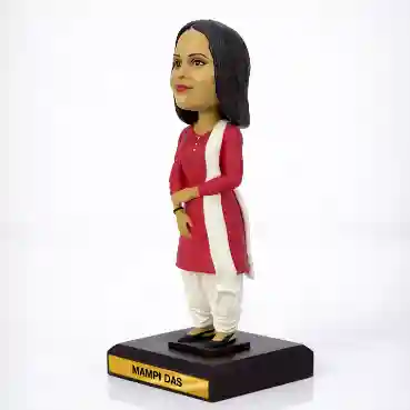 Face Customized Bobblehead - Woman in Salwar Suit