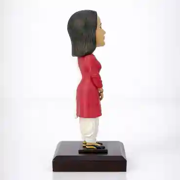 Face Customized Bobblehead - Woman in Salwar Suit